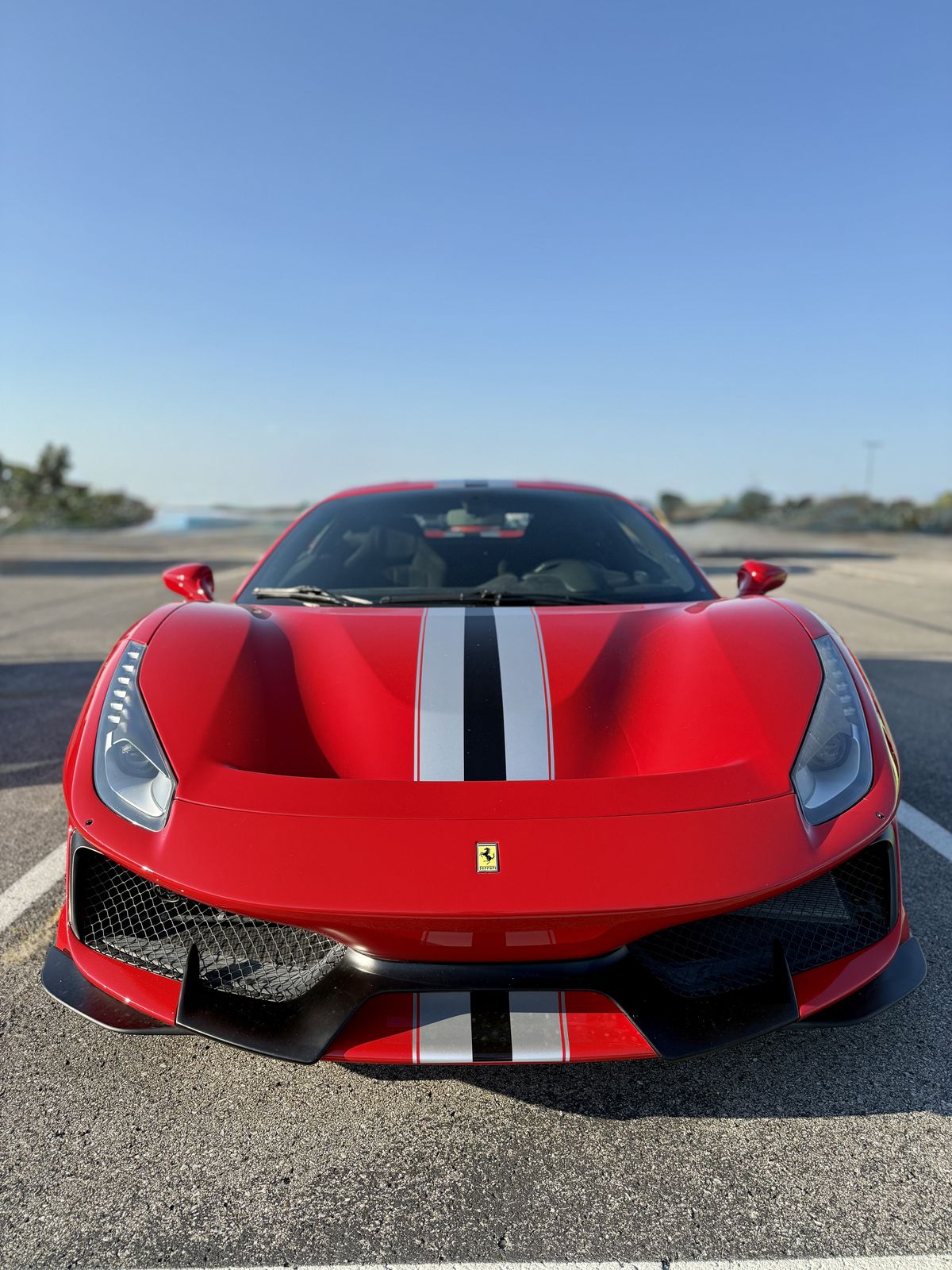 Red Ferrari 488 Pista