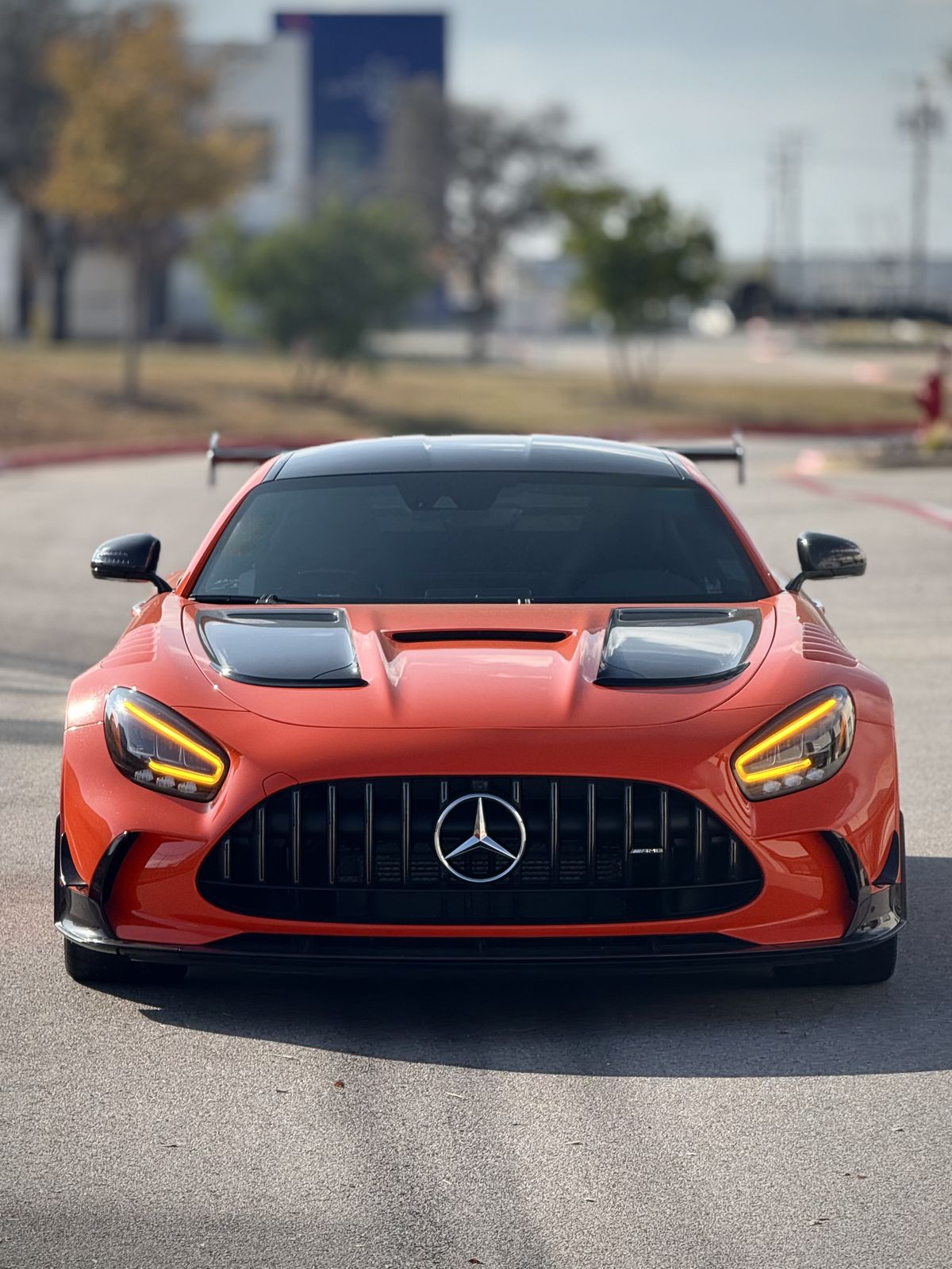 Orange Mercedes-AMG GT Black Series